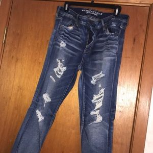 American Eagle Distressed Jeggings